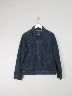 Mens Dark Blue Vintage Levis Denim Jacket S