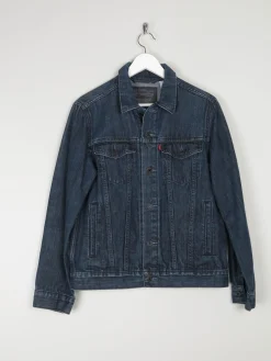 Mens Dark Blue Vintage Levis Denim Jacket S