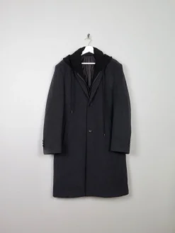Men's Dark Grey Vintage Coat 44”