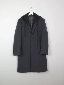 Men's Dark Grey Vintage Coat 44”
