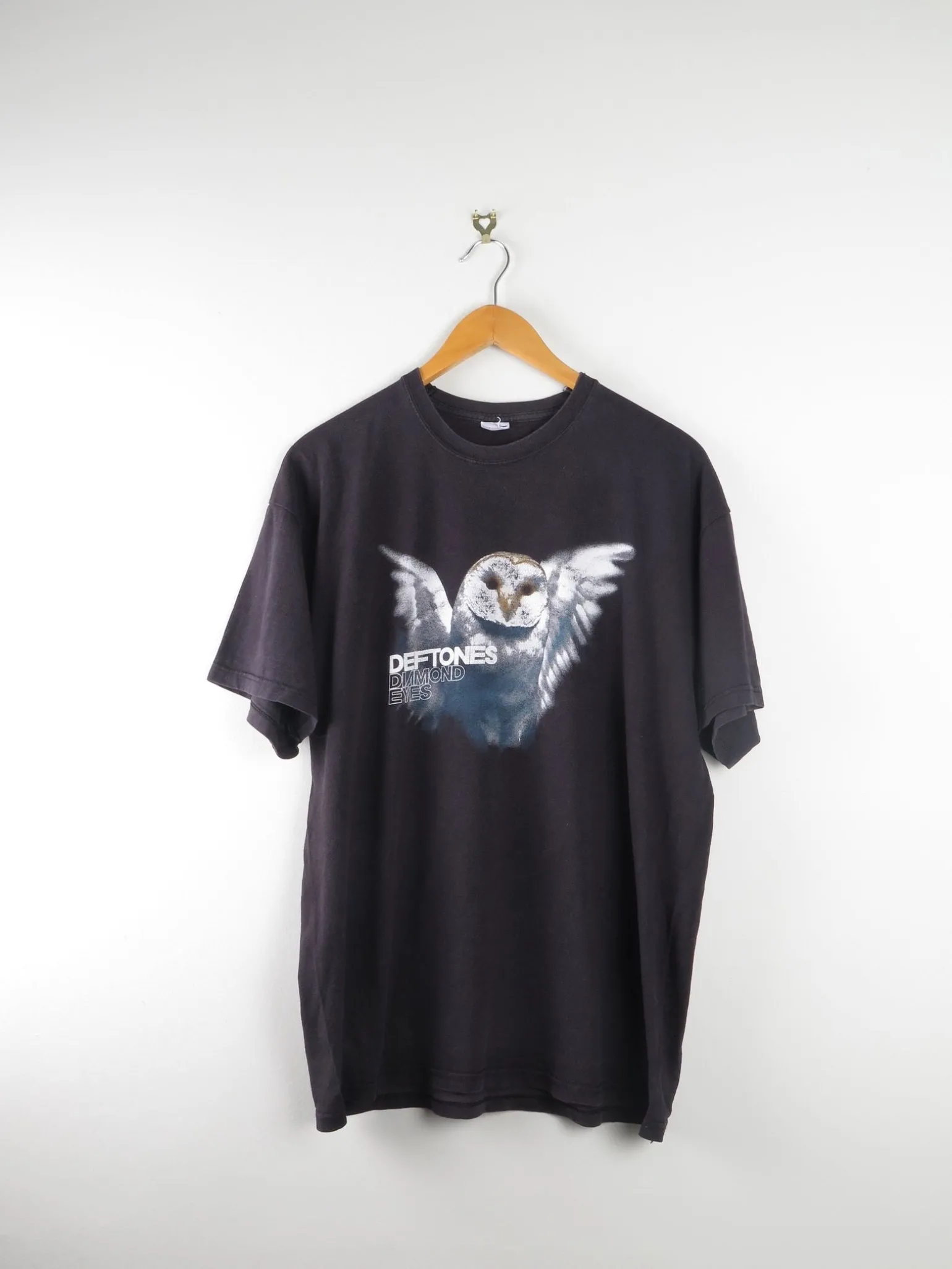 Men's Def Tones Vintage Black Tour Rock T-shirt L