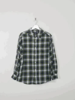 Men's Flannel Shirt Green M