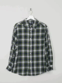 Men's Flannel Shirt Green M