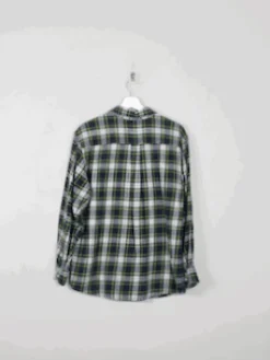 Men's Flannel Shirt Green M