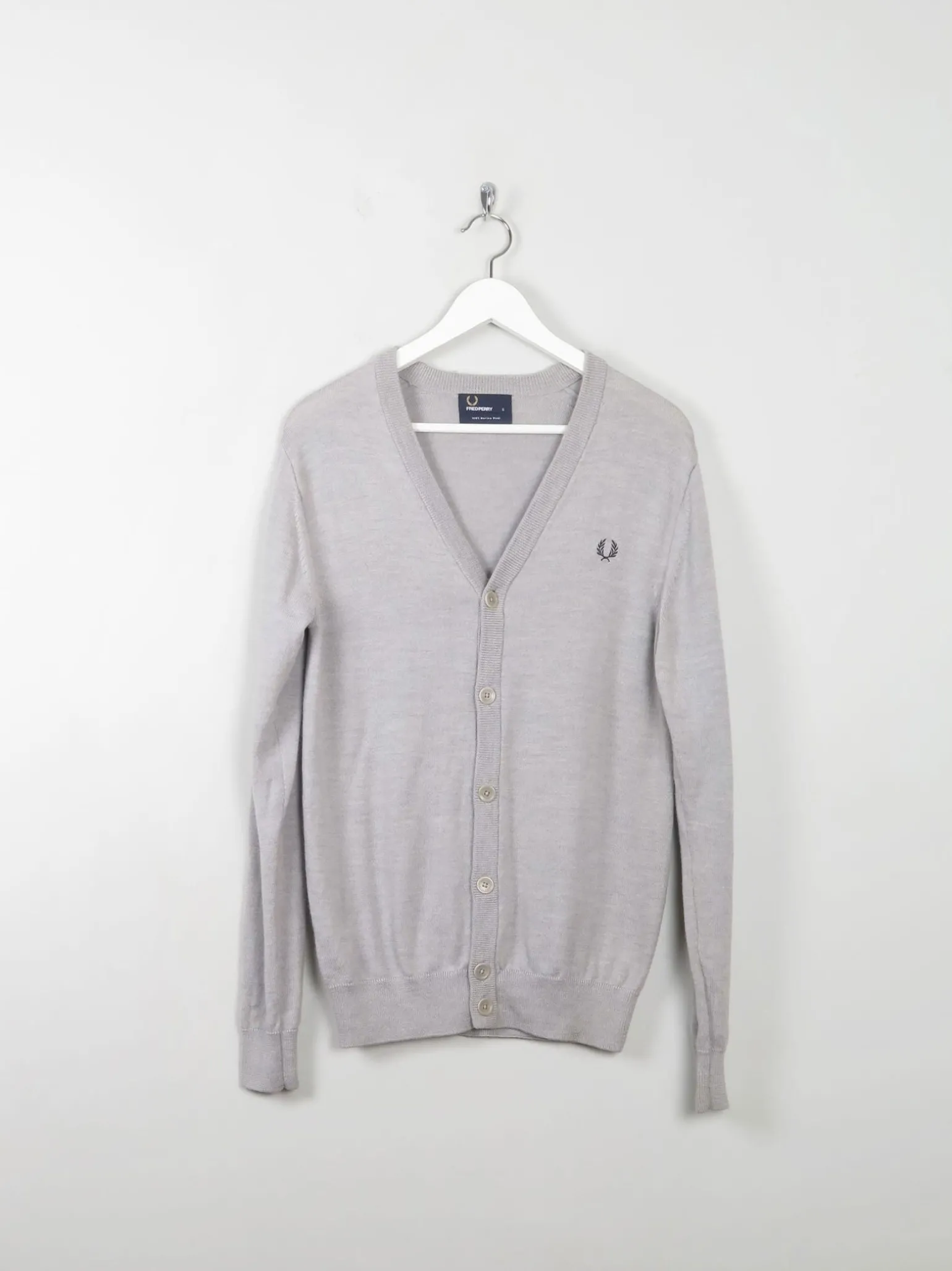 Men's Fred Perry Merino Wool Cardigan S