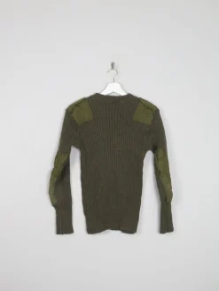 Men's Green Army Jumper XS