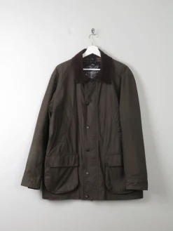 Men's Green Crane Wax Jacket M