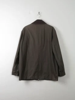 Men's Green Crane Wax Jacket M