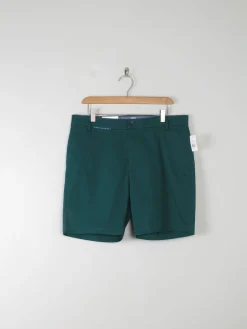 Men's Green Izod Shorts New 33"W