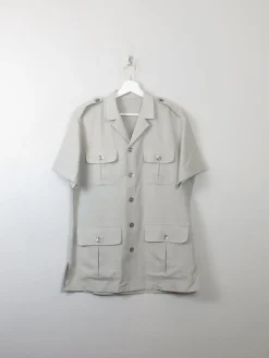 Men's Green Safari Shirt/jacket L