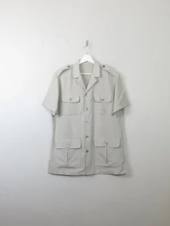 Men's Green Safari Shirt/jacket L