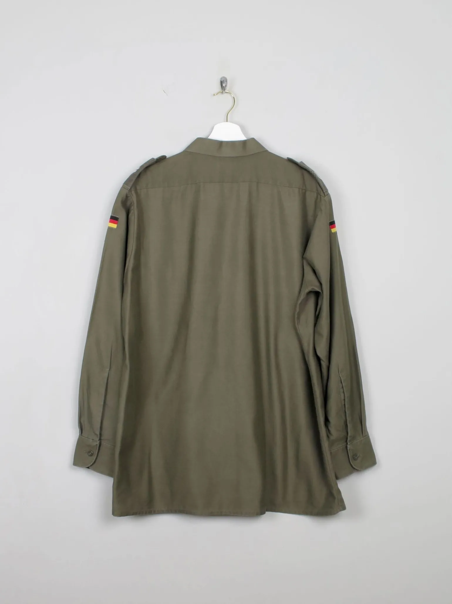 Men's Green Vintage Army Shirt L/XL