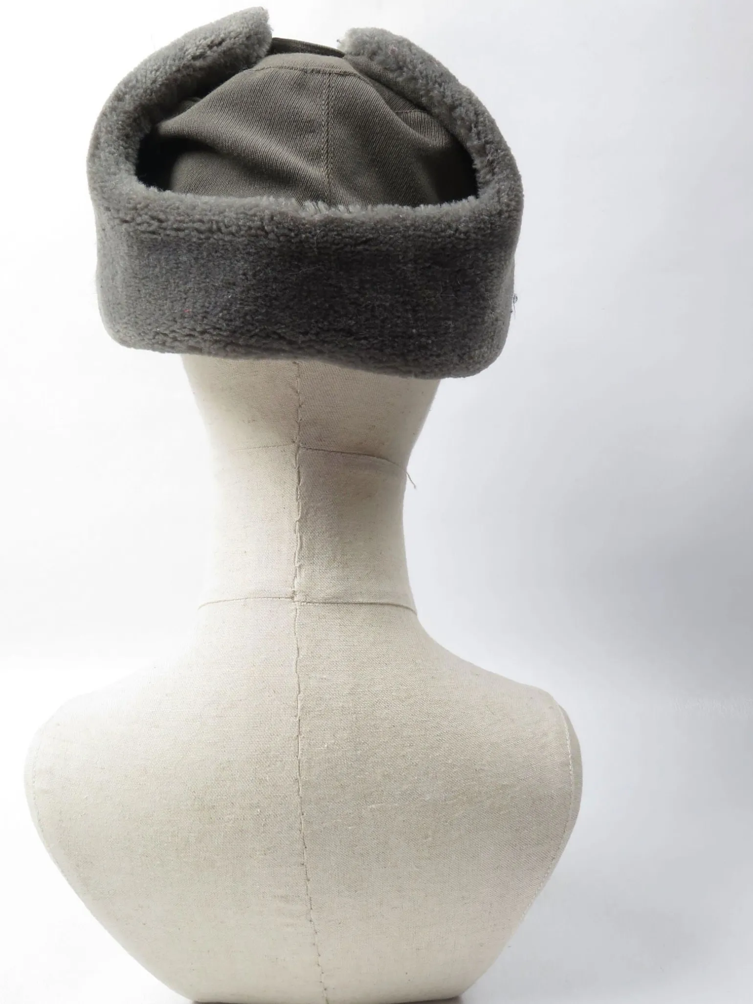 Men's Green Vintage Army Tapper Hat M