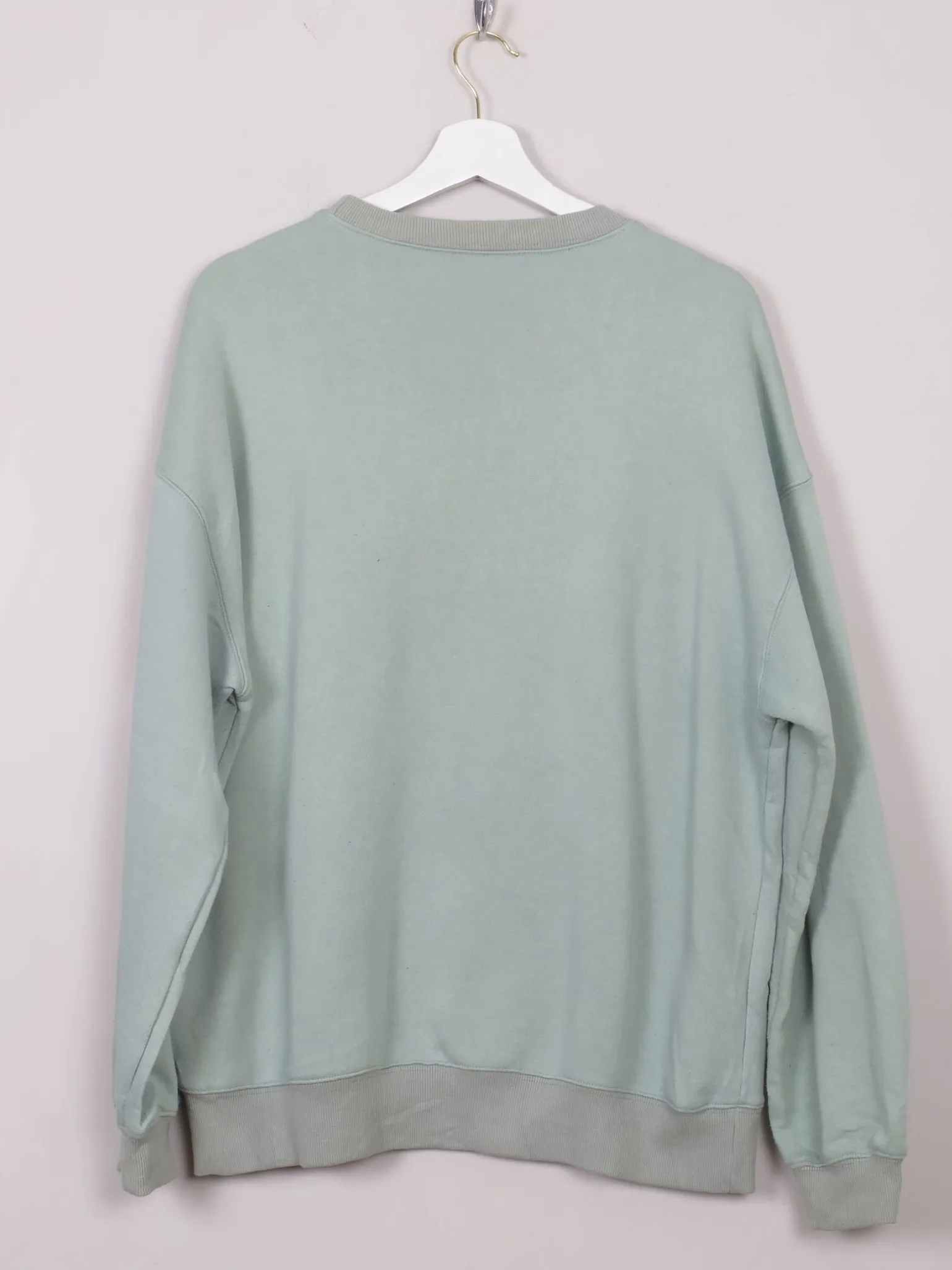 Men's Green Vintage Sweatshirt With Logo L