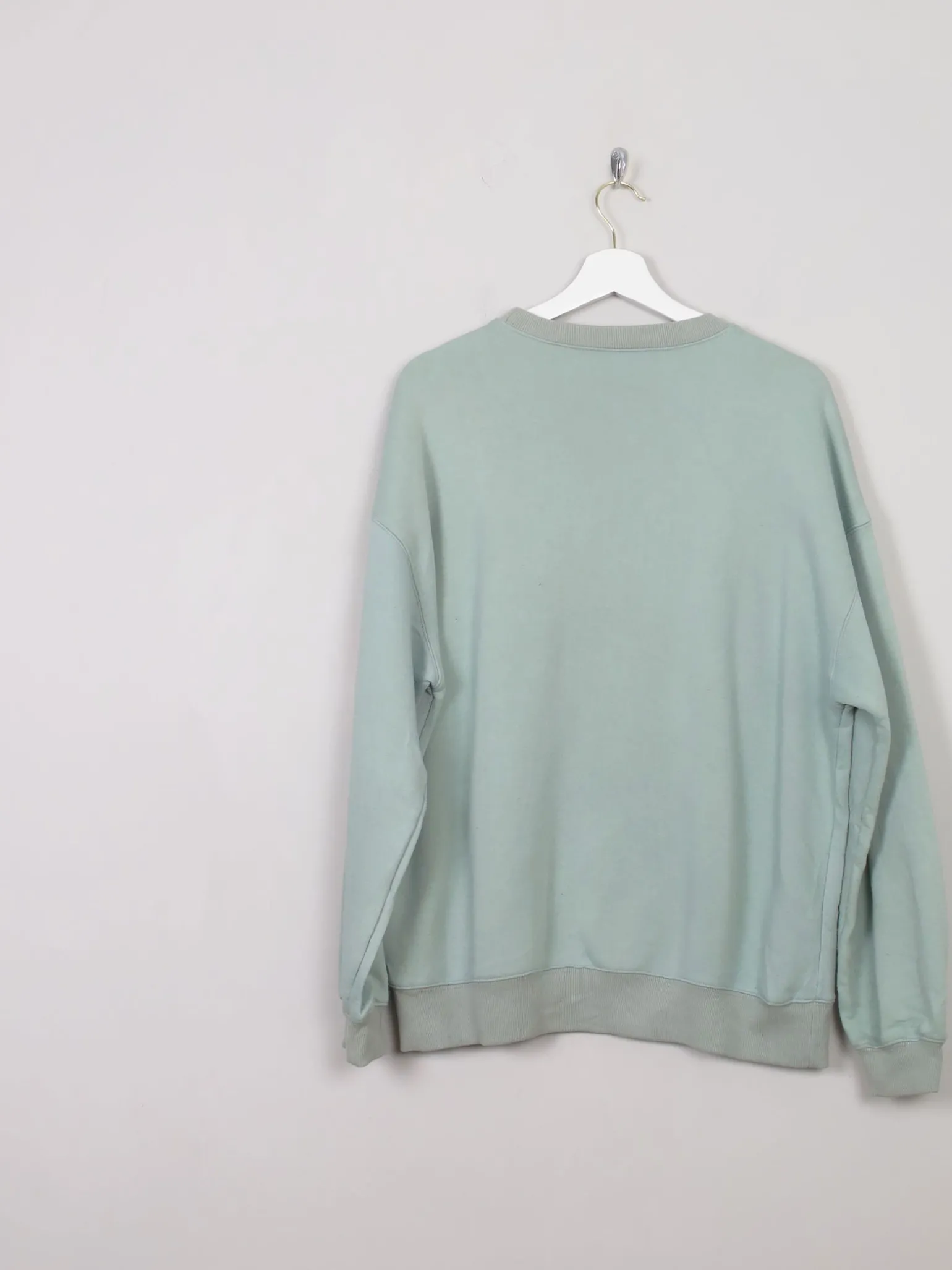 Men's Green Vintage Sweatshirt With Logo L