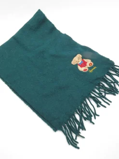 Men's Green Wool Harrods Scarf