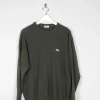 Mens Green Wool Lacoste Jumper M/L Size:5