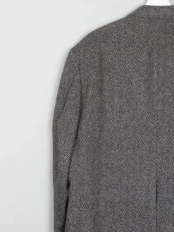 Men's Grey & Black Vintage Tweed Jacket L/44