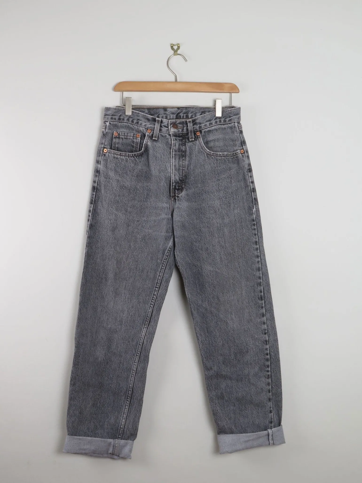 Men’s Grey Vintage Levi's Jeans 615 31" W
