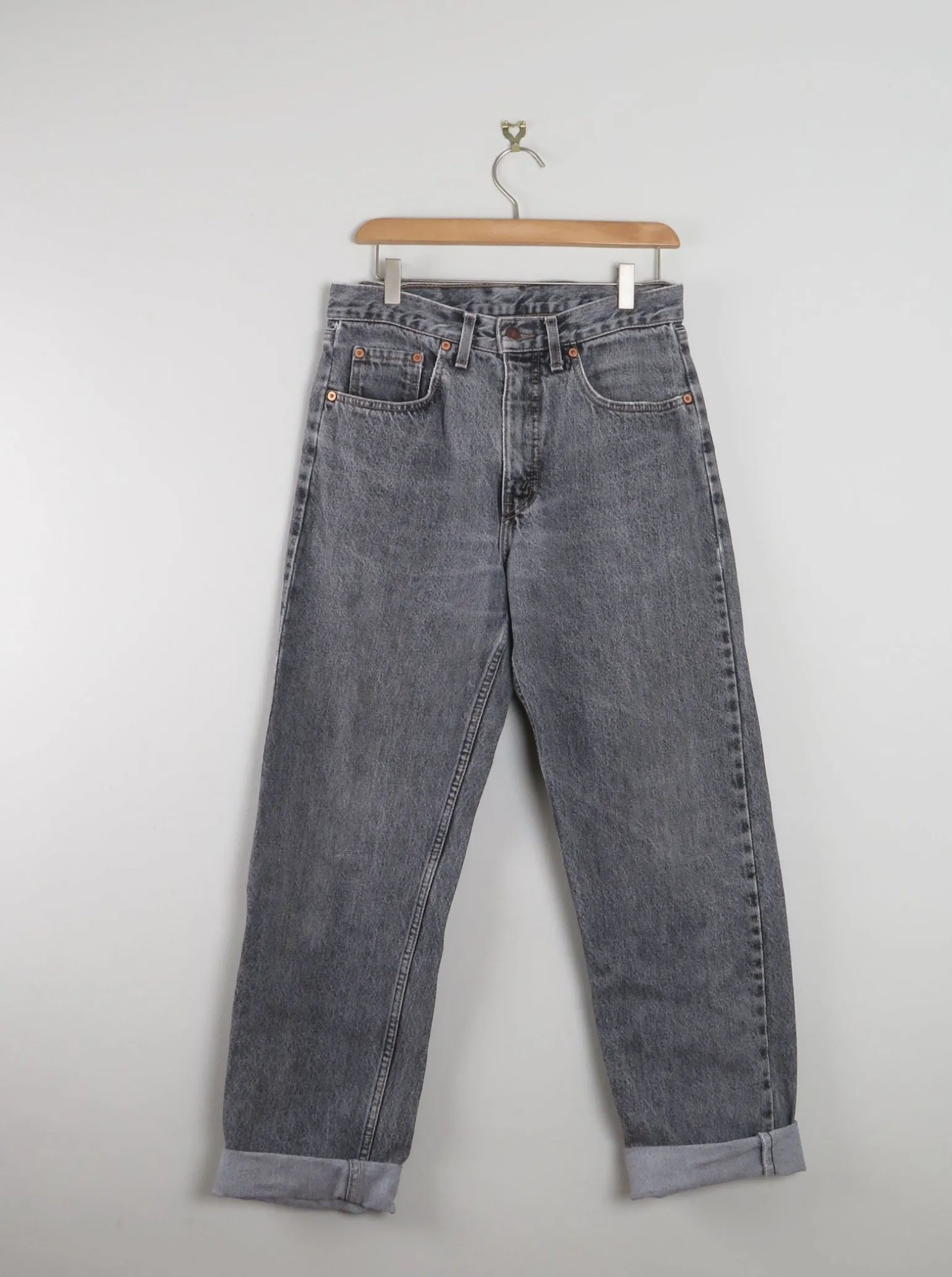 Men’s Grey Vintage Levi's Jeans 615 31" W