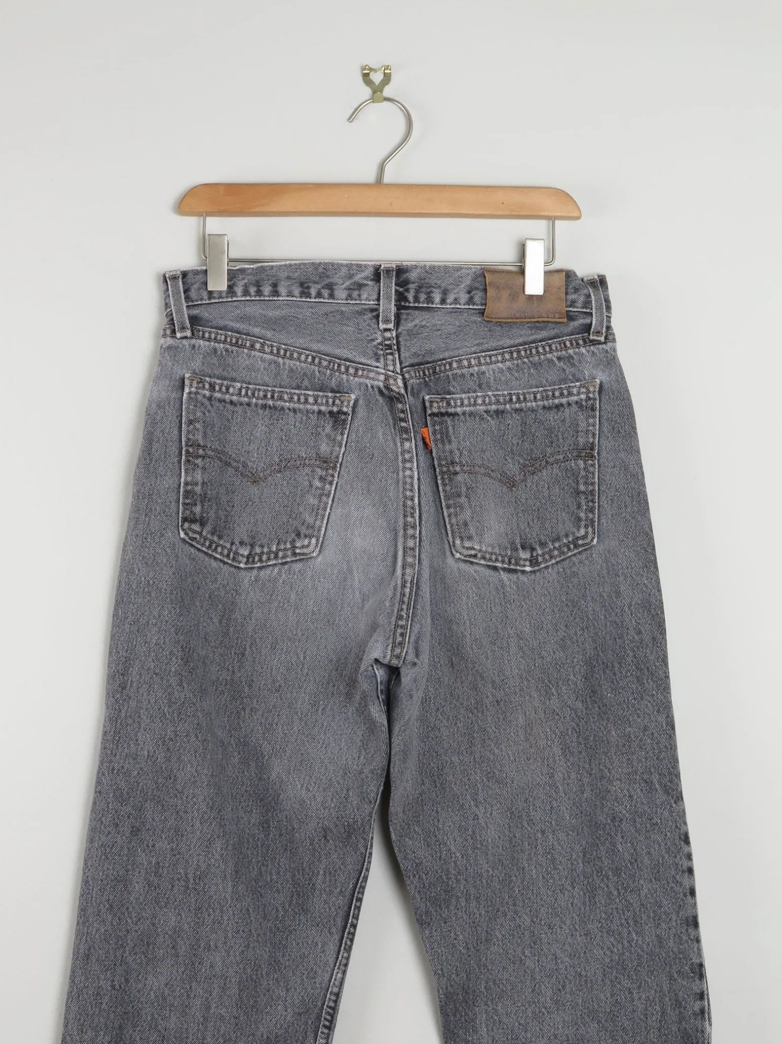 Men’s Grey Vintage Levi's Jeans 615 31" W