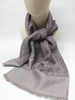 Men's Grey Vintage Scarf