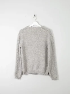 Men's Grey Wool Vintage Cardigan Austrian XS/S