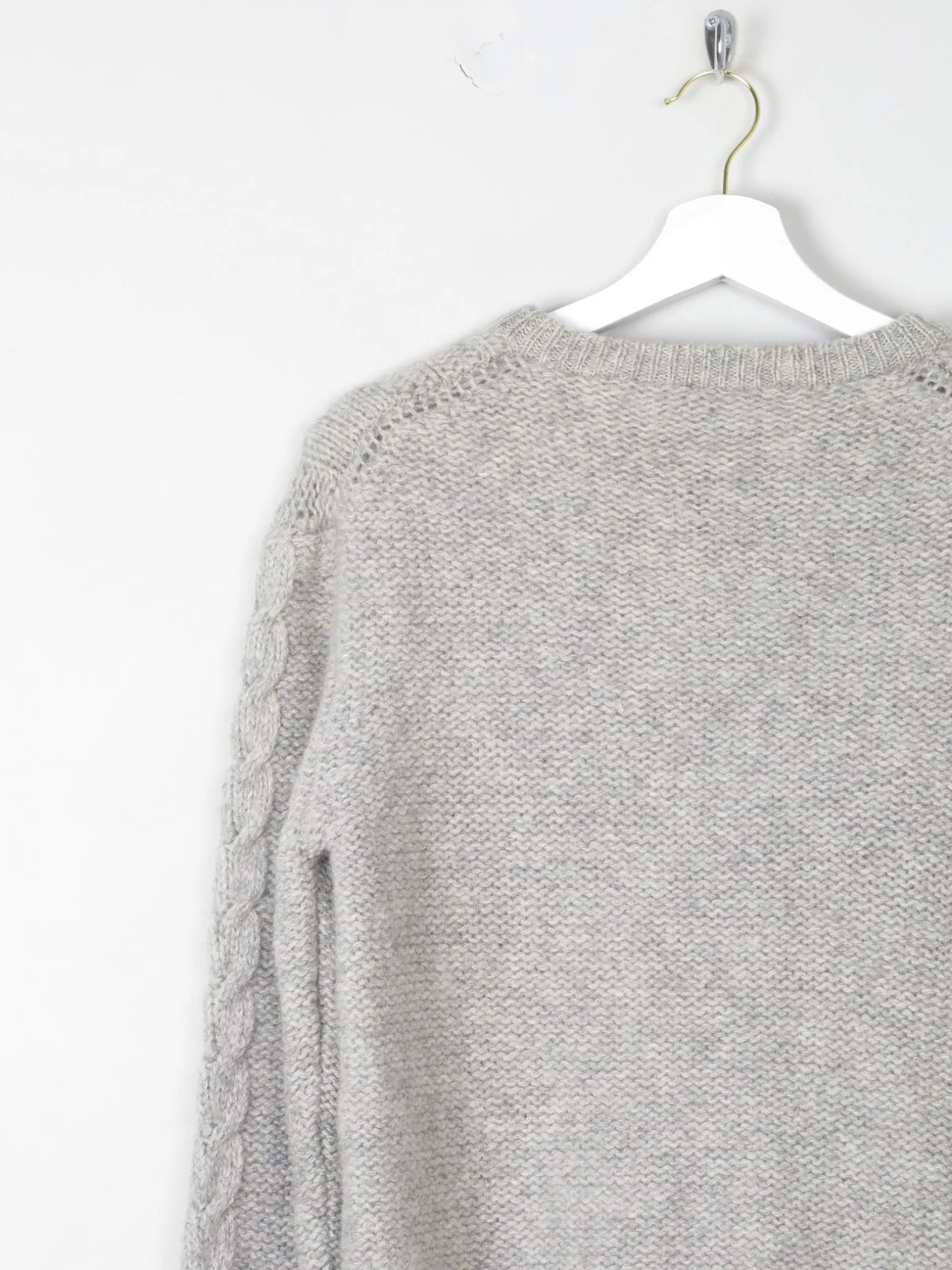 Men's Grey Wool Vintage Cardigan Austrian XS/S