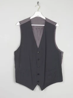 Men's Grey Wool Waistcoat 44"