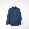 Men's Indigo Vintage Calvin Klein Fitted Shirt S/M