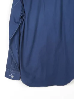 Men's Indigo Vintage Calvin Klein Fitted Shirt S/M