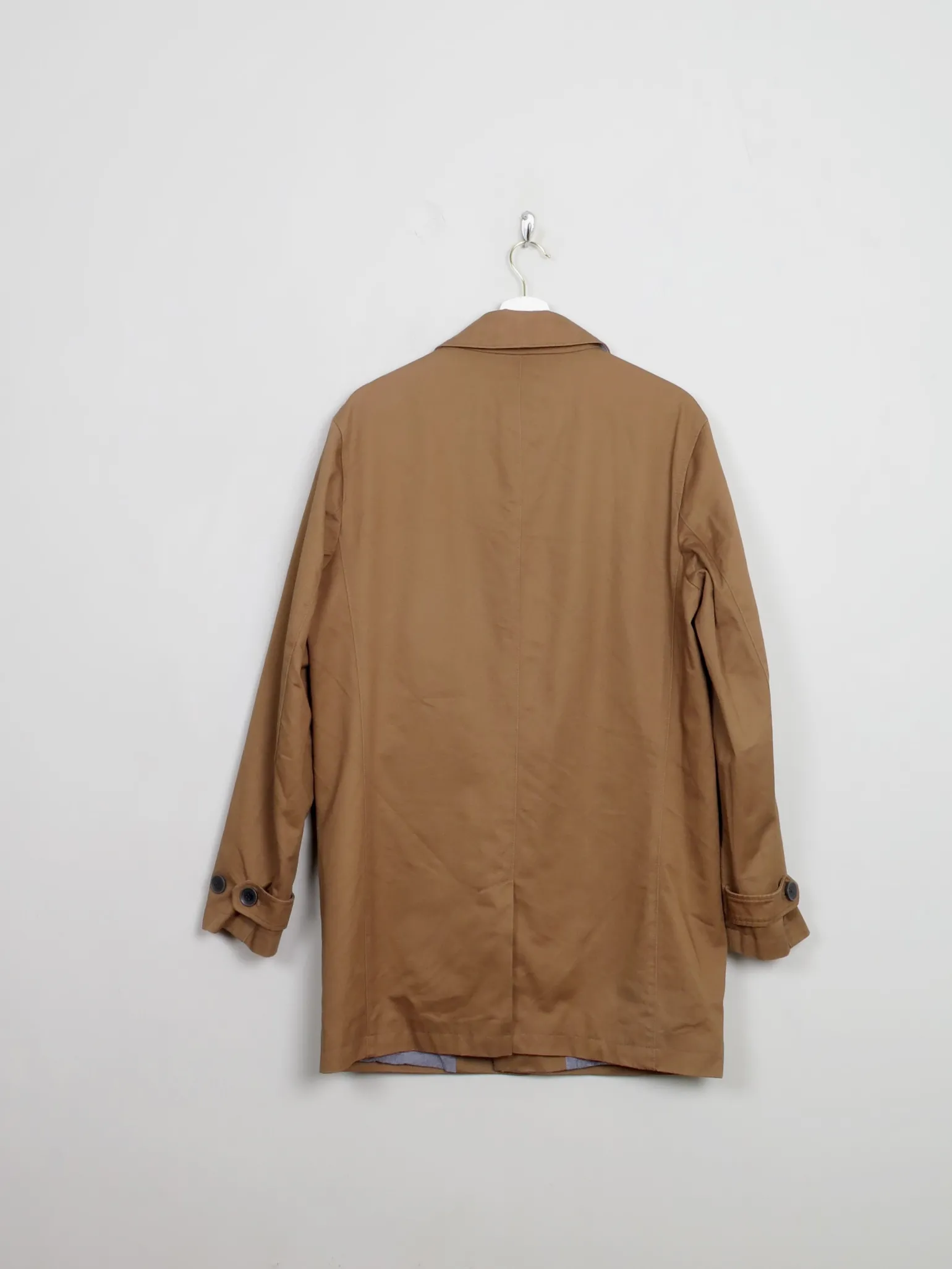 Men's Light Brown Tench Coat M