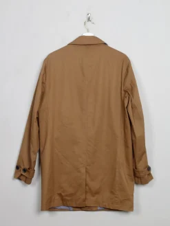 Men's Light Brown Tench Coat M