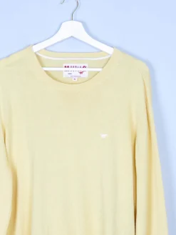 Men's Mustang Yellow Cotton Jumper XL