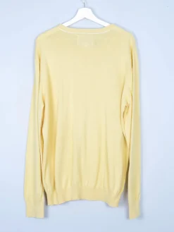 Men's Mustang Yellow Cotton Jumper XL