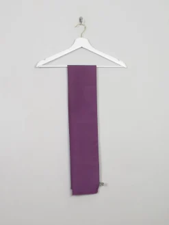 Men's Narrow Vintage Purple Neck Scarf