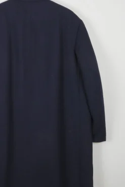 Men's Navy Crombie Overcoat  Coat XL 46