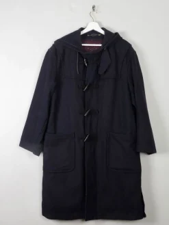 Men's Navy Vintage Duffle Coat Rikson L/XL