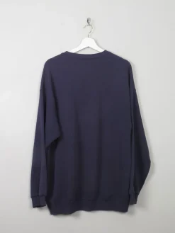 Men's Navy Vintage Lee Sweatshirt XL