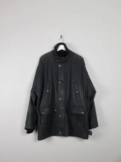 Men's Navy Vintage Wax Jacket XL