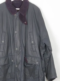 Men’s Navy Vintage Wax Jacket L/XL