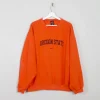 Men's Orange Vintage Nike Team Sweatshirt L