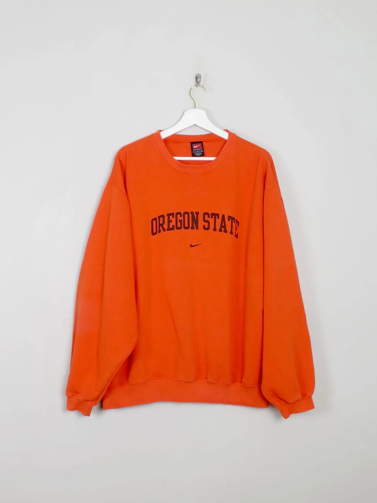 Men's Orange Vintage Nike Team Sweatshirt L