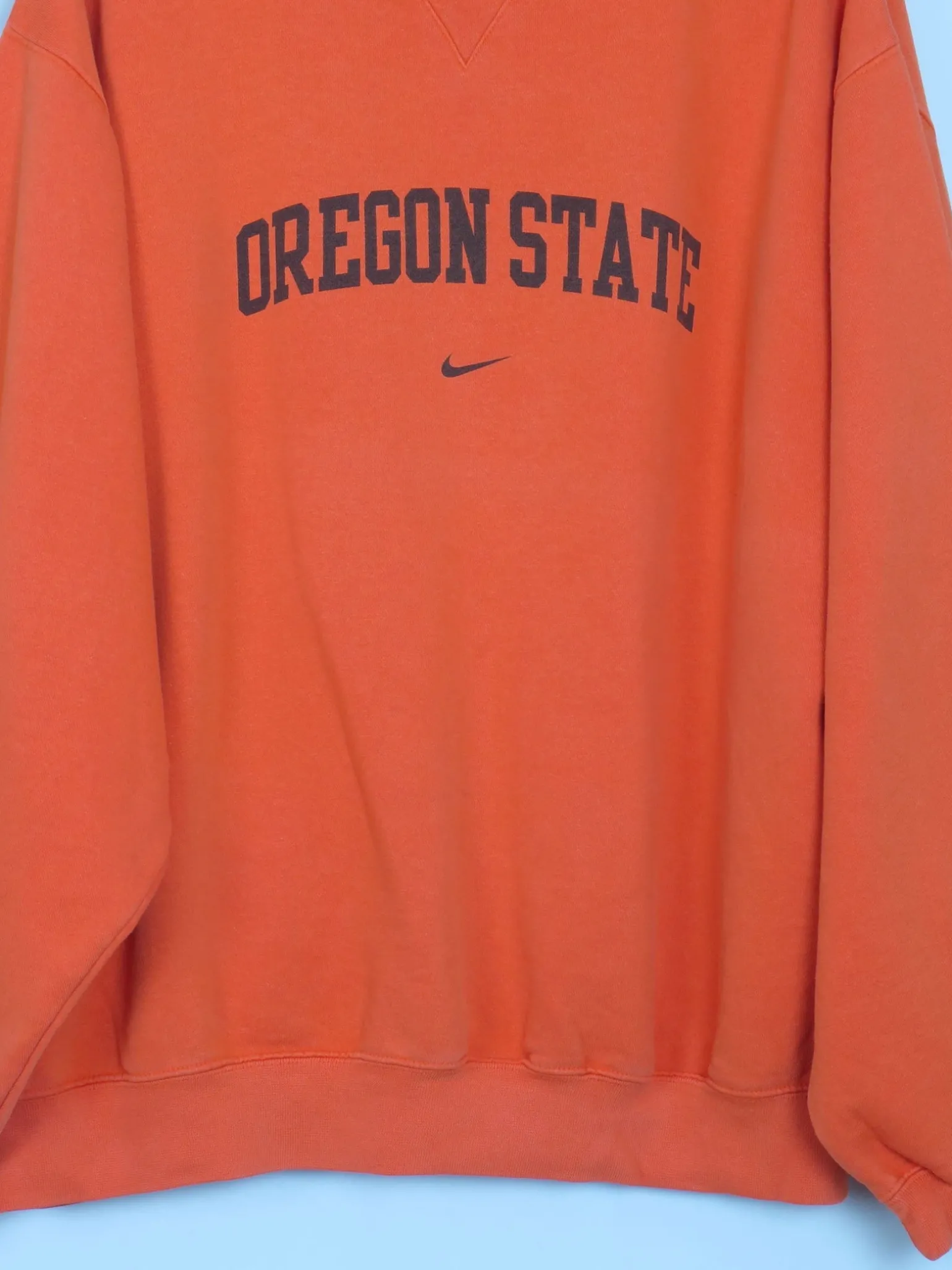 Men's Orange Vintage Nike Team Sweatshirt L