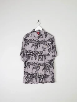 Men's Printed Hawaiian Vintage Style Shirt M