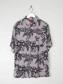 Men's Printed Hawaiian Vintage Style Shirt M