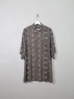 Men's Printed Vintage Shirt XL