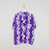 Men's Purple Vintage Hawaiian Style Shirt S