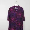 Men's Purple Vintage Style Hawaiian Shirt M New