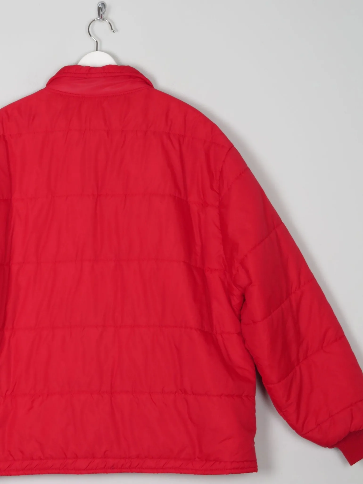 Men's Red Puffer Vintage Jacket L/XL